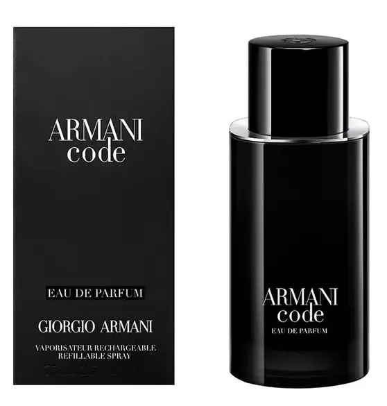 Armani Code Cologne for Men Eau de Parfum Refillable Spray - 75 ml
