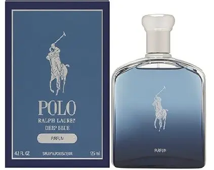 Polo Deep Blue Cologne for Men Parfum Spray - 125 ml